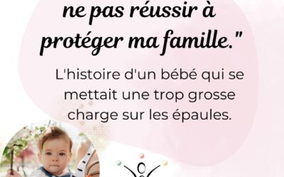 Arthur, qui pleure énormément chaque matin en arrivant à la crèche